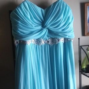 City Triangle Floor Length Formal